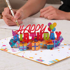 Happy Birthday Card - Pop Up Birthday Card by Paper Love