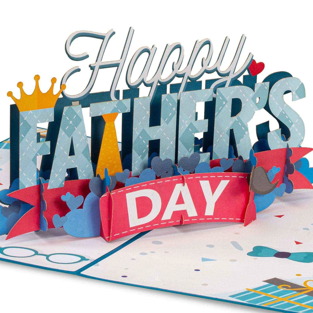 Happy Fathers Day Pop Up Card by Paper Love