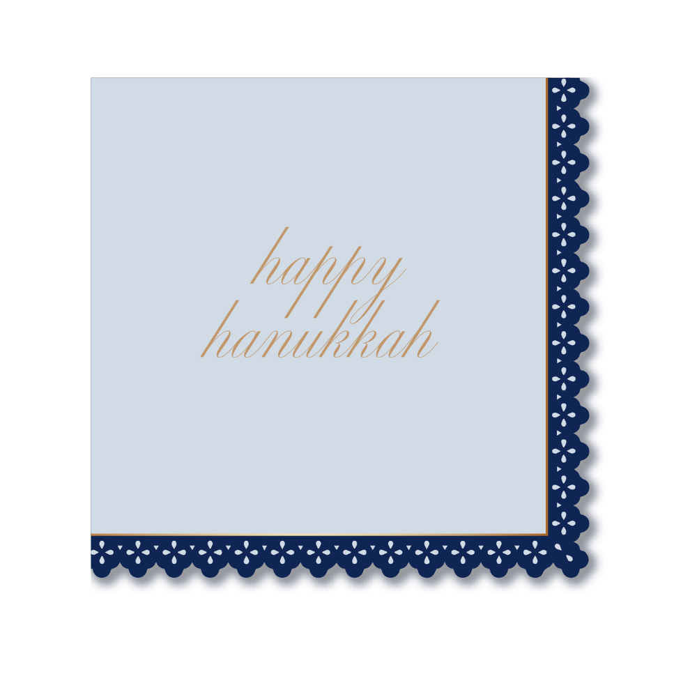 Happy Hanukkah Cocktail Napkins