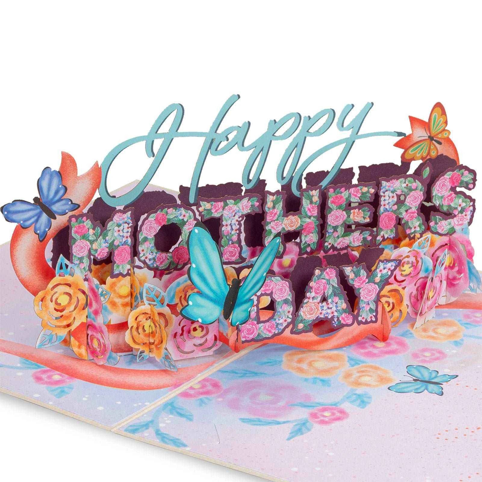 Happy Mothers Day Pop Up Card by Paper Love