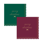 Merry Christmas Cocktail Napkins - Classic Christmas by Harlow & Grey