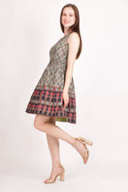 Hazel Boho One Shoulder Mini Dress by Raas
