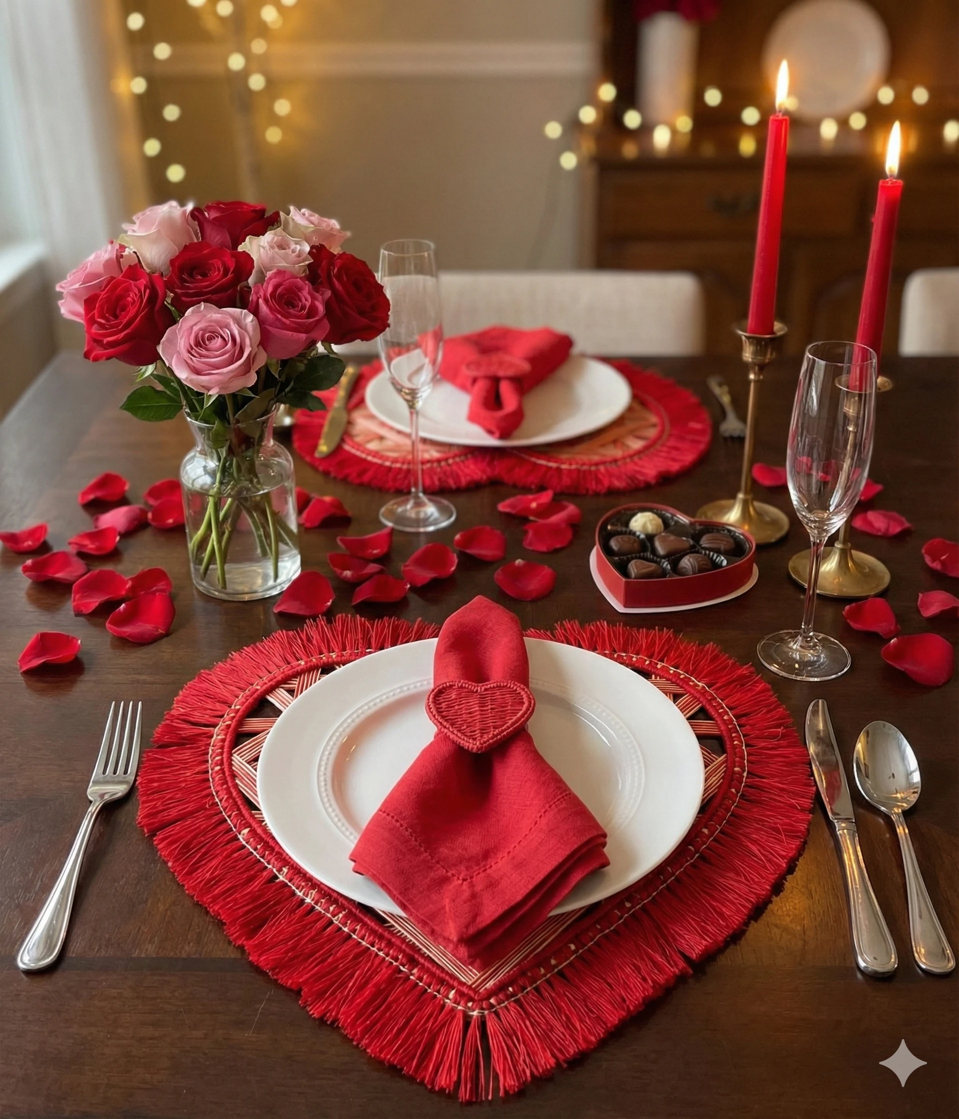 Heart Fringe Handwoven Iraca Placemat by MacondoForever