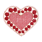 Heart Caracol Handwoven Iraca Placemat by MacondoForever