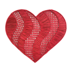Heart Waves Handwoven Iraca Placemat by MacondoForever