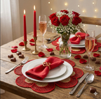 Heart Clover Handwoven Iraca Placemat by MacondoForever