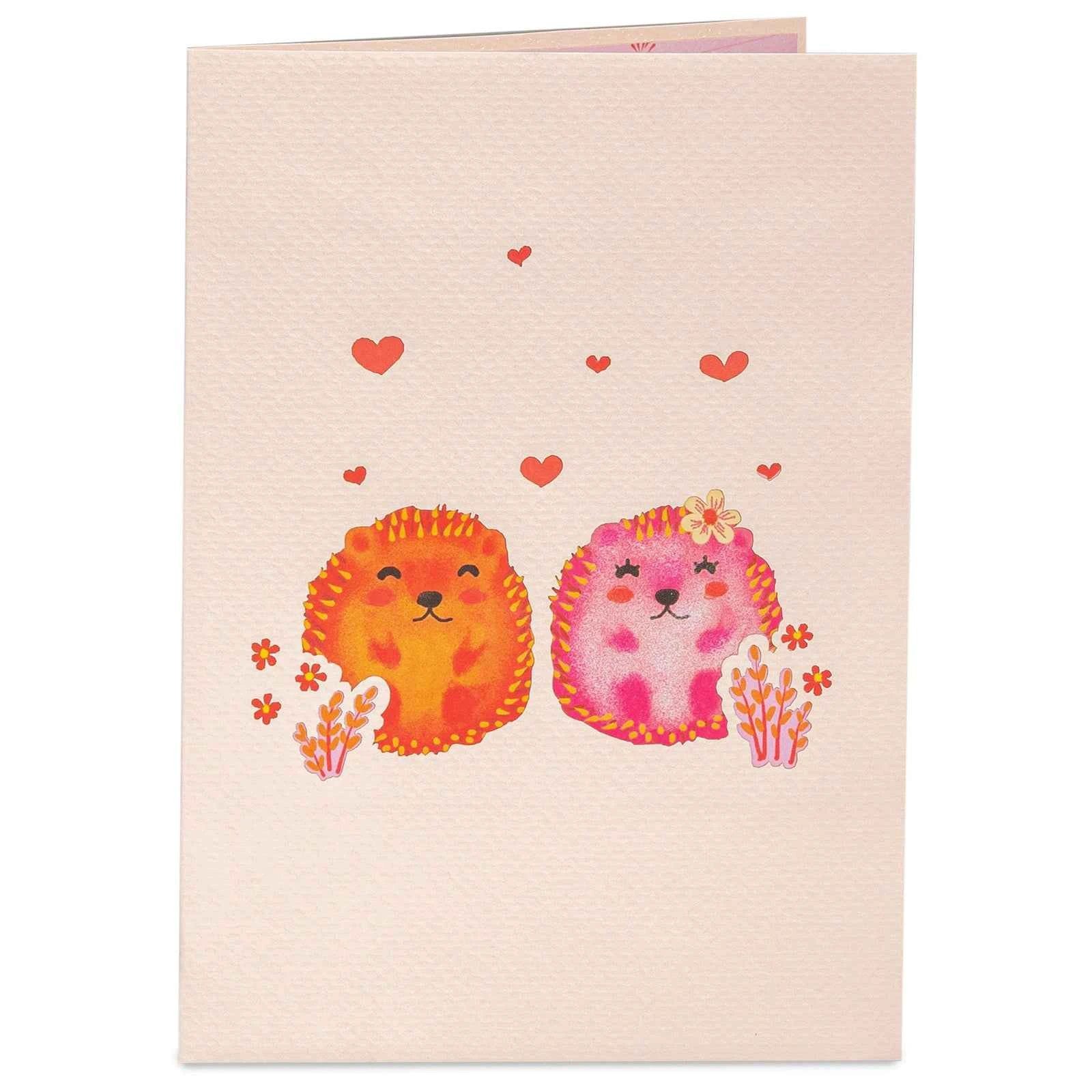 Love Hedgehog Pop Up Card by Paper Love