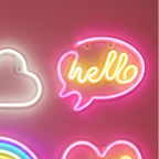 Hello Neon LED Light | Wall Art Sign