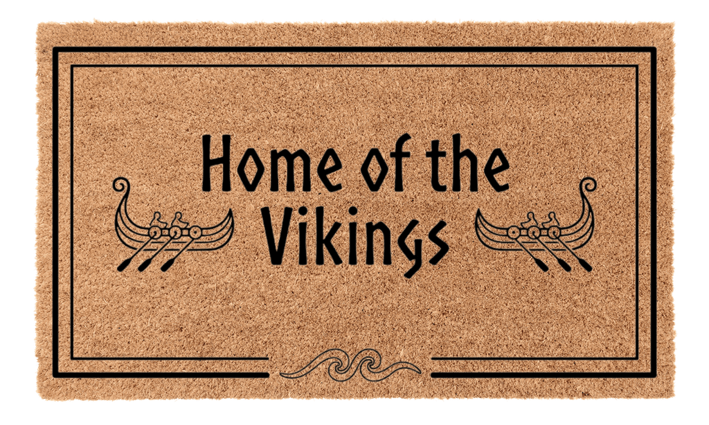 Home of the Vikings Coir Mat