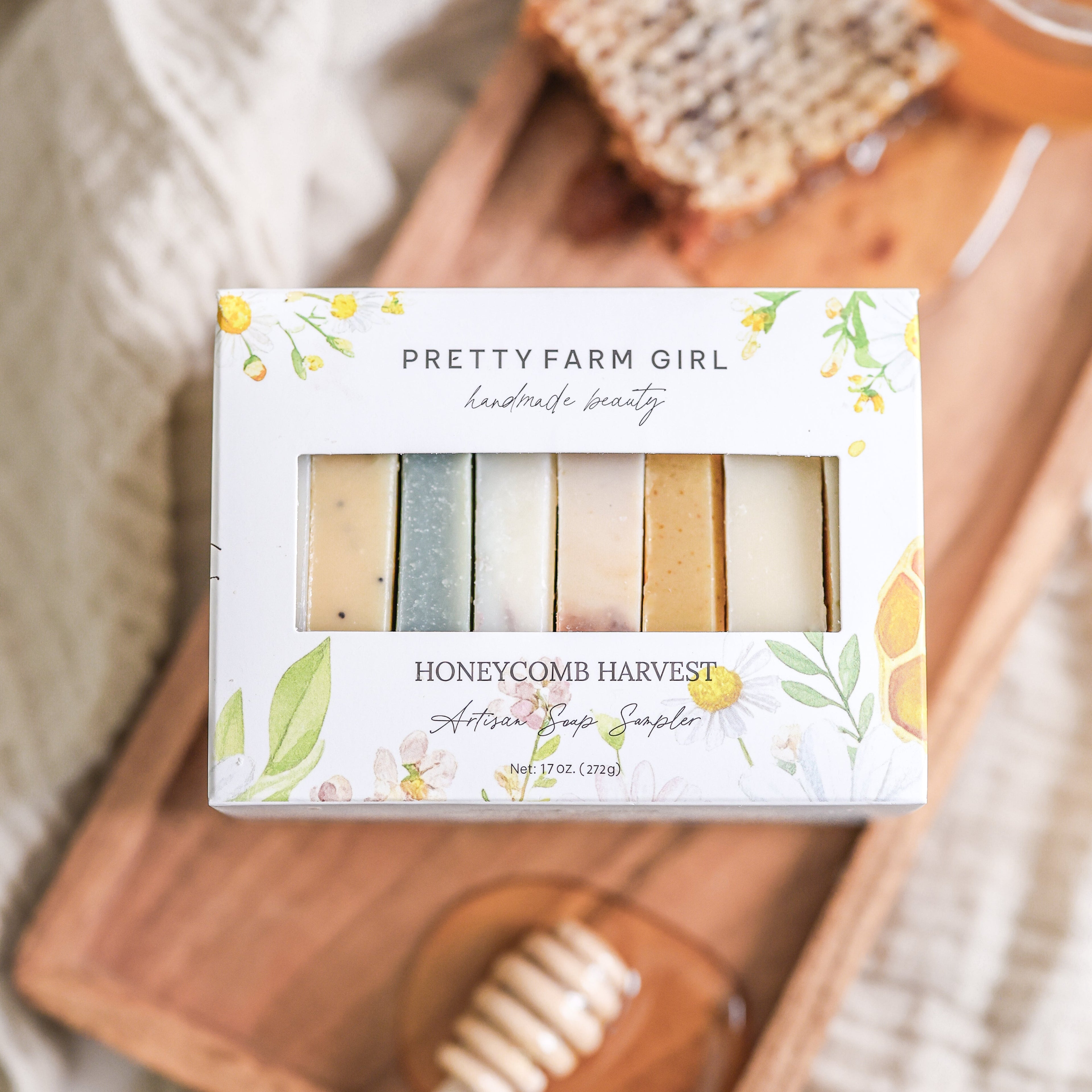 Honeycomb Harvest  Goat Milk & Tallow Soap Sampler