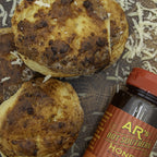 Hot Southern Honey Dubliner Irish Cheese Scones