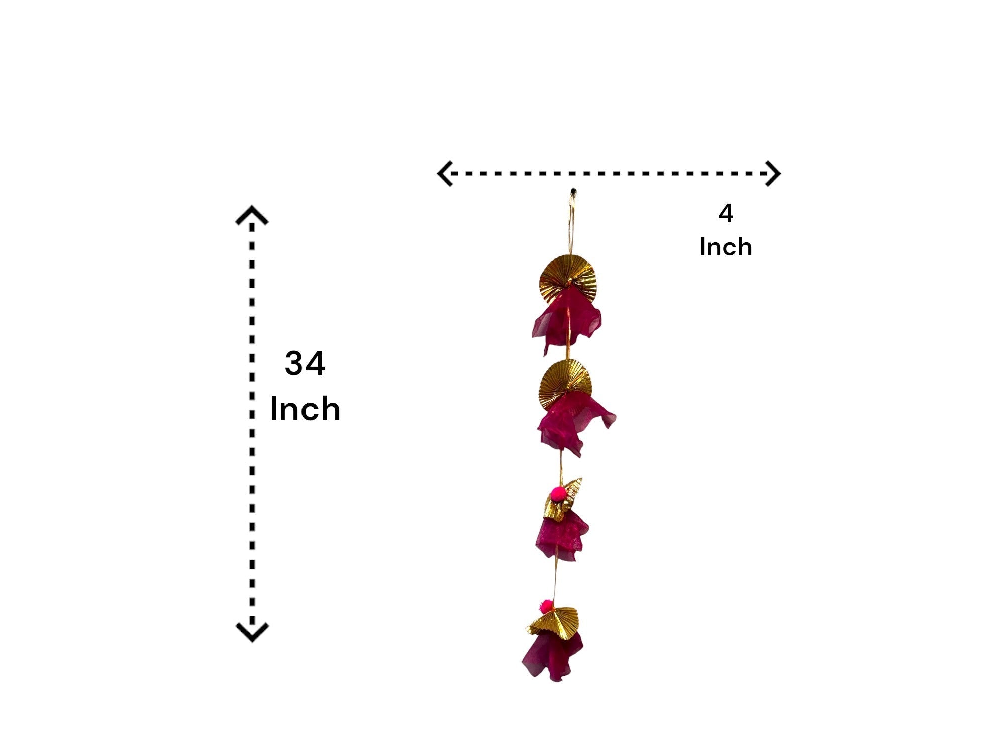 Net, Pom Pom & Gota Lari, Set of 10