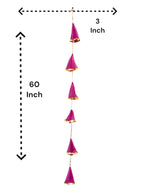 Net Fabric and Gota Lari, Set of 10