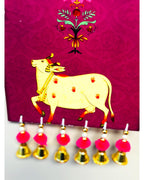 Double Sided Pichwai Cow Lari