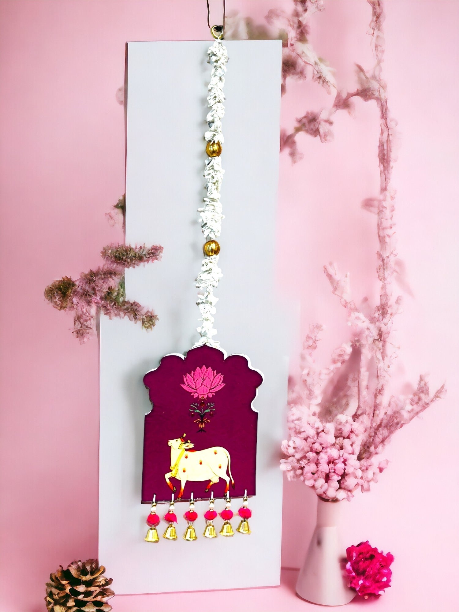 Double Sided Pichwai Cow Lari
