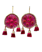 Woolen Ring with Tassels, Set of 2