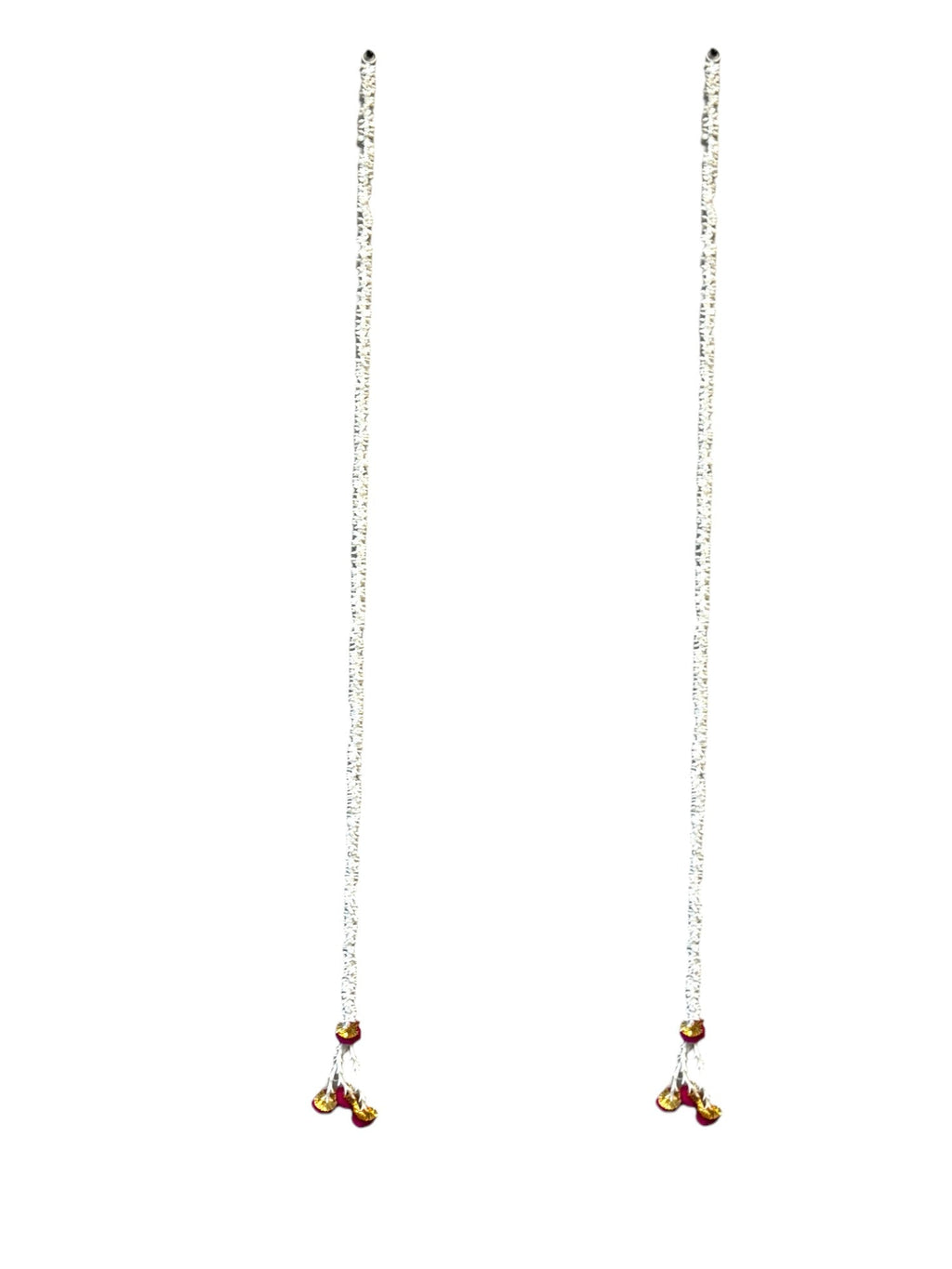 Scented Jasmine Gajra Lari with PomPom, Set Of 2