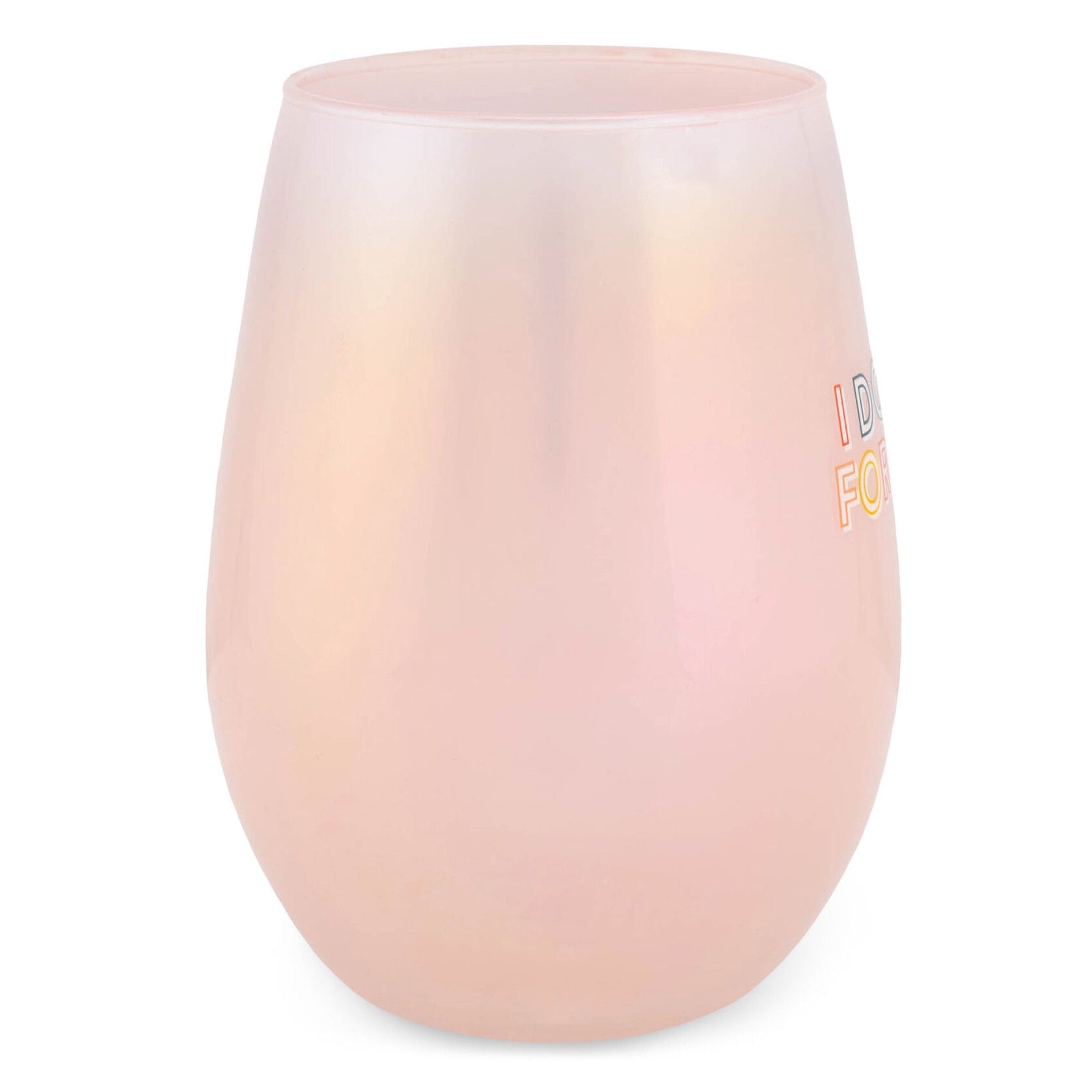 I Do It For Me Stemless Wine Glass in Purple | 20 Oz.