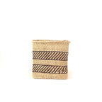 Square Natural  w/ Black Stripe Iringa Basket