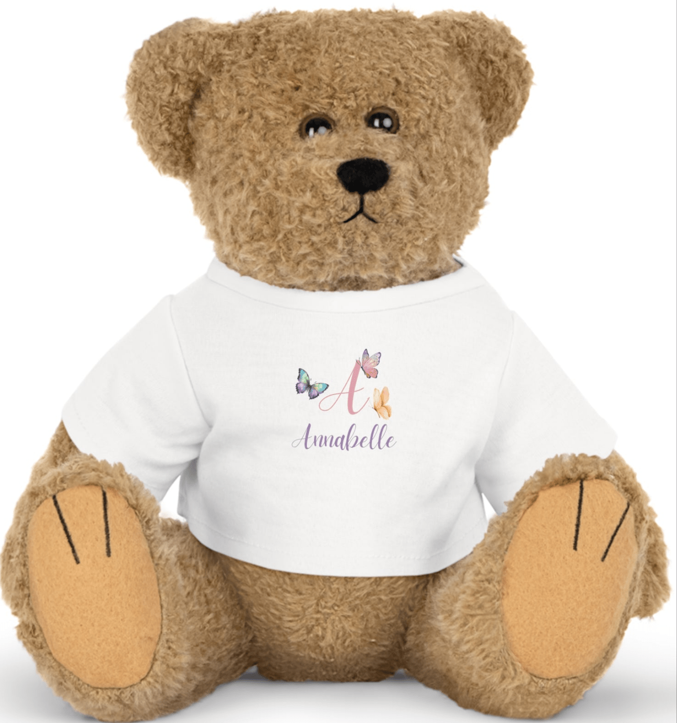 Personalized stuffed animal- Butterfly with initial