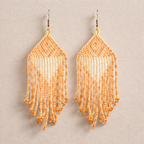 Alegria Seed Bead Peyote Stitch Earrings - Guatemala