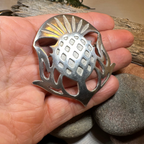 Mael Scottish Thistle Brooch - Handmade in Scotland