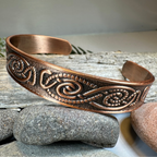 Talorc Celtic Copper Cuff Bracelet