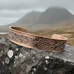 Ethne Celtic Copper Cuff Bracelet