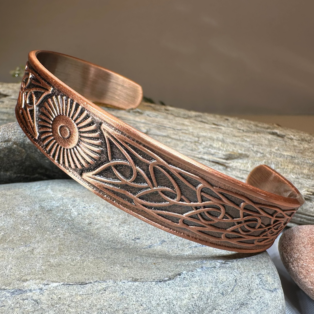 Talorgan Celtic Copper Cuff Bracelet