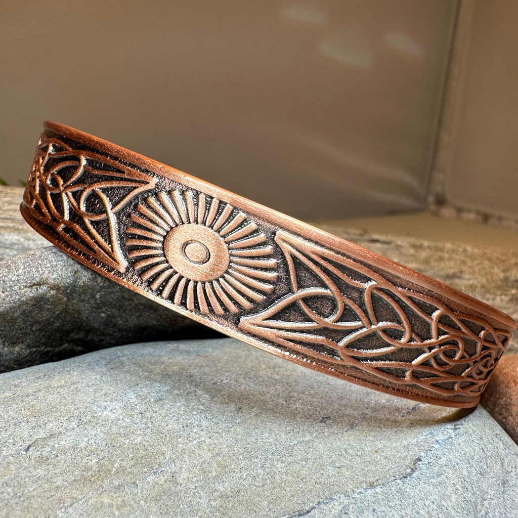Talorgan Celtic Copper Cuff Bracelet