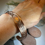 Talorgan Celtic Copper Cuff Bracelet