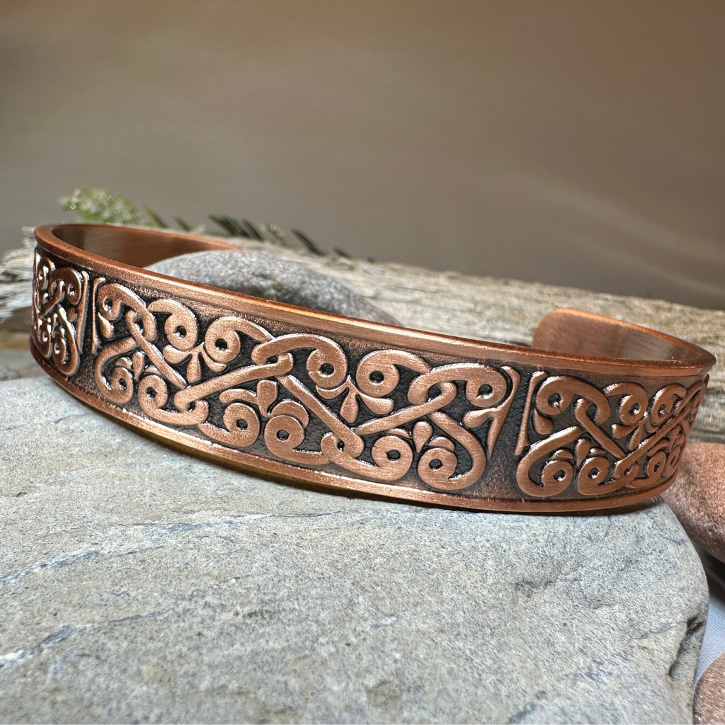 Bernicia Celtic Copper Cuff Bracelet