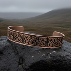 Bernicia Celtic Copper Cuff Bracelet