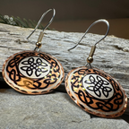 Violina Celtic Knot Copper Earrings