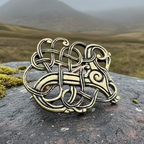 Lindholm Hoeje Celtic Viking Brooch - Bronze Historical Reproduction Pin
