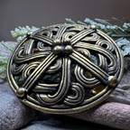 Borre Viking Brooch - Bronze Historical Reproduction Pin