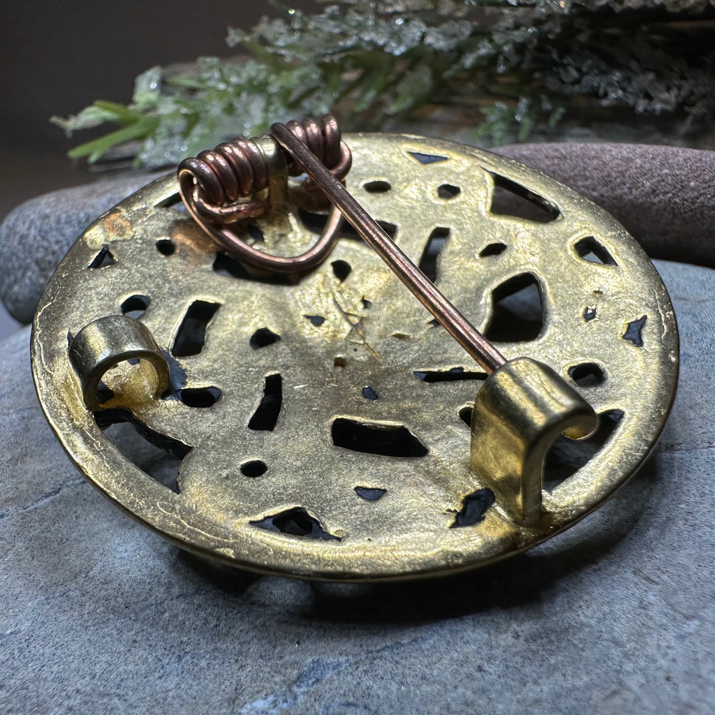 Borre Viking Brooch - Bronze Historical Reproduction Pin