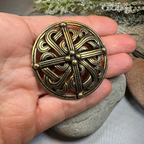 Borre Viking Brooch - Bronze Historical Reproduction Pin