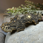 Birka Celtic Viking Brooch - Bronze Historical Reproduction Pin