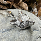 Fiona Fox Necklace in Sterling Silver