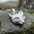 Fiona Fox Necklace in Sterling Silver