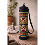 Sugar Skull Embroidered Yoga Bag - Thailand