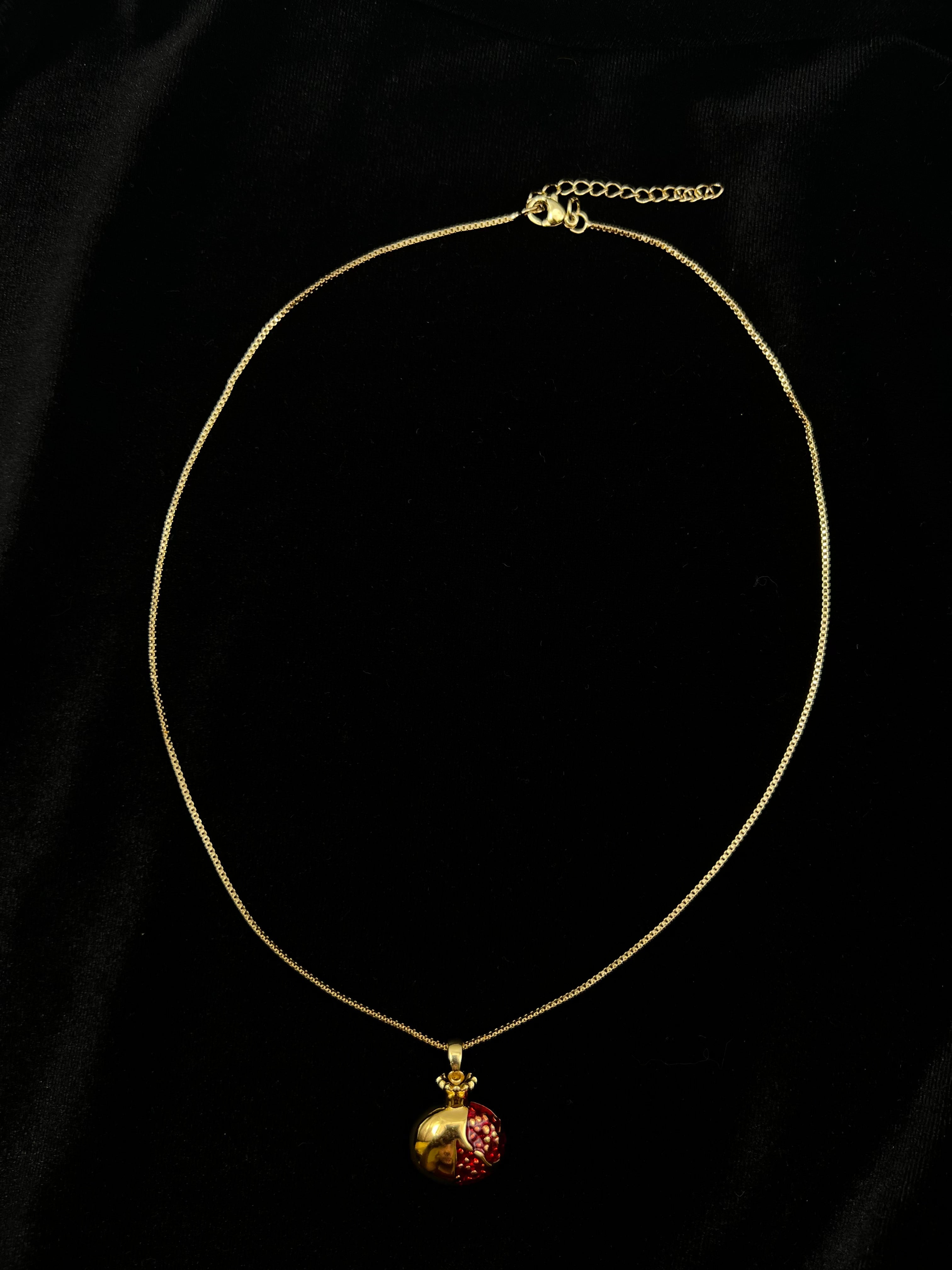 Red Pomegranate Necklace #2