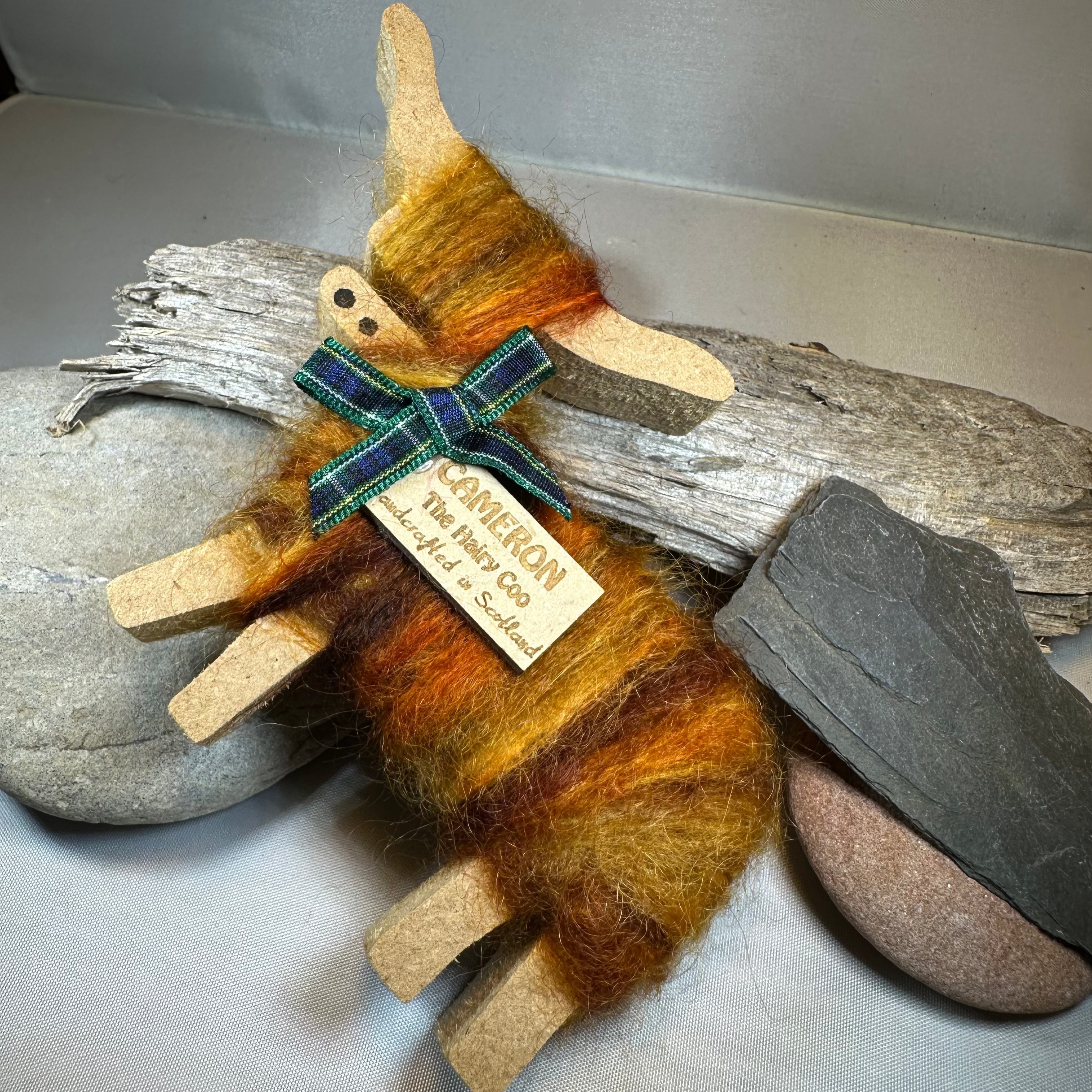 Scottish Highland Cow Figurine