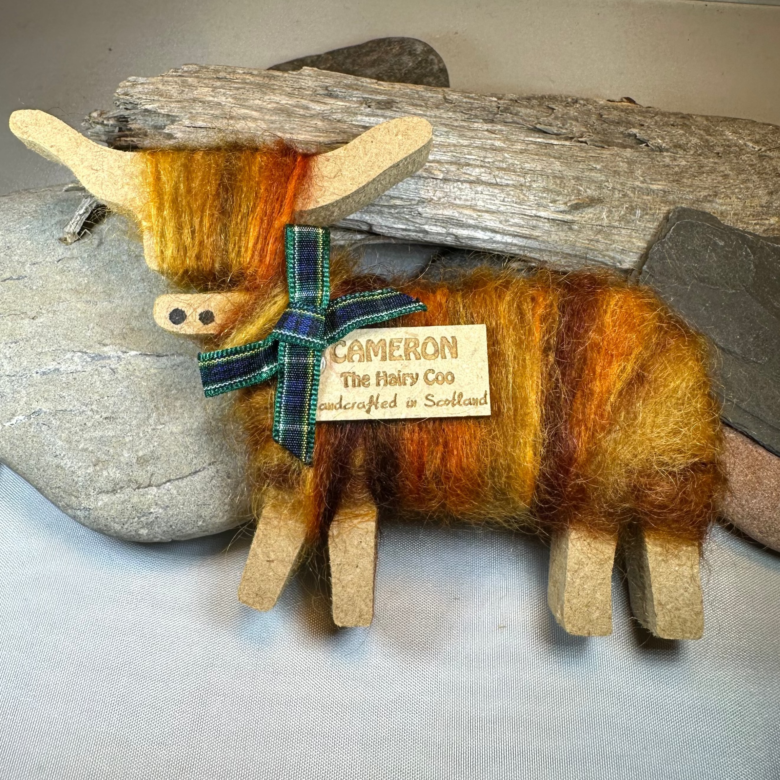 Scottish Highland Cow Figurine
