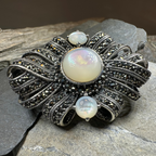 Eula Celtic Knot Brooch in Sterling Silver