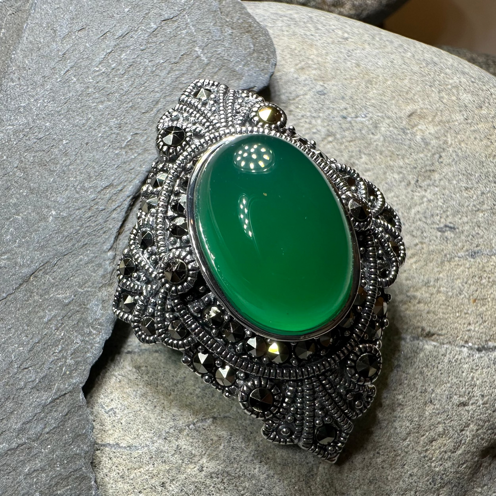 Vintage Style Celtic Brooch in Sterling Silver