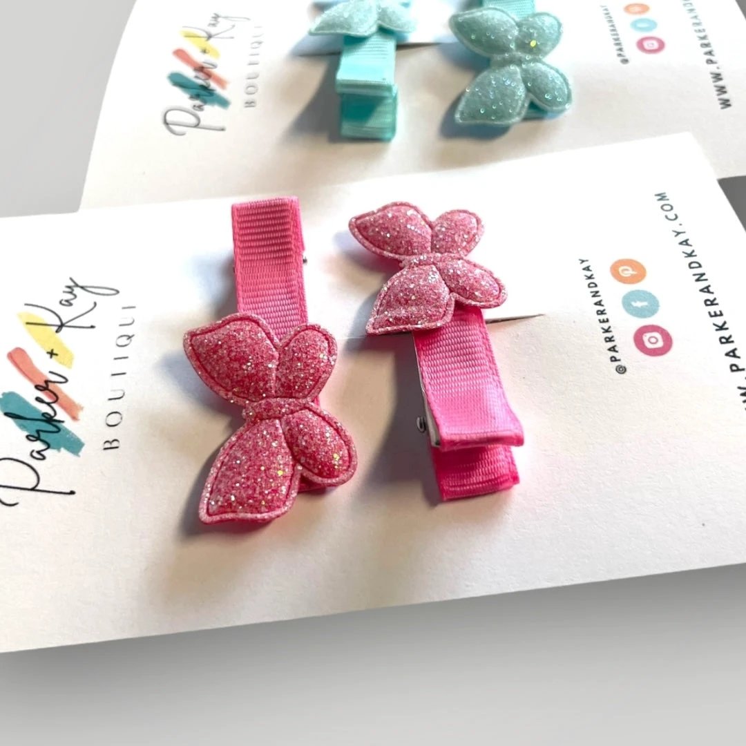 Shimmering Butterfly Hair Clips by Parker + Kay Creative