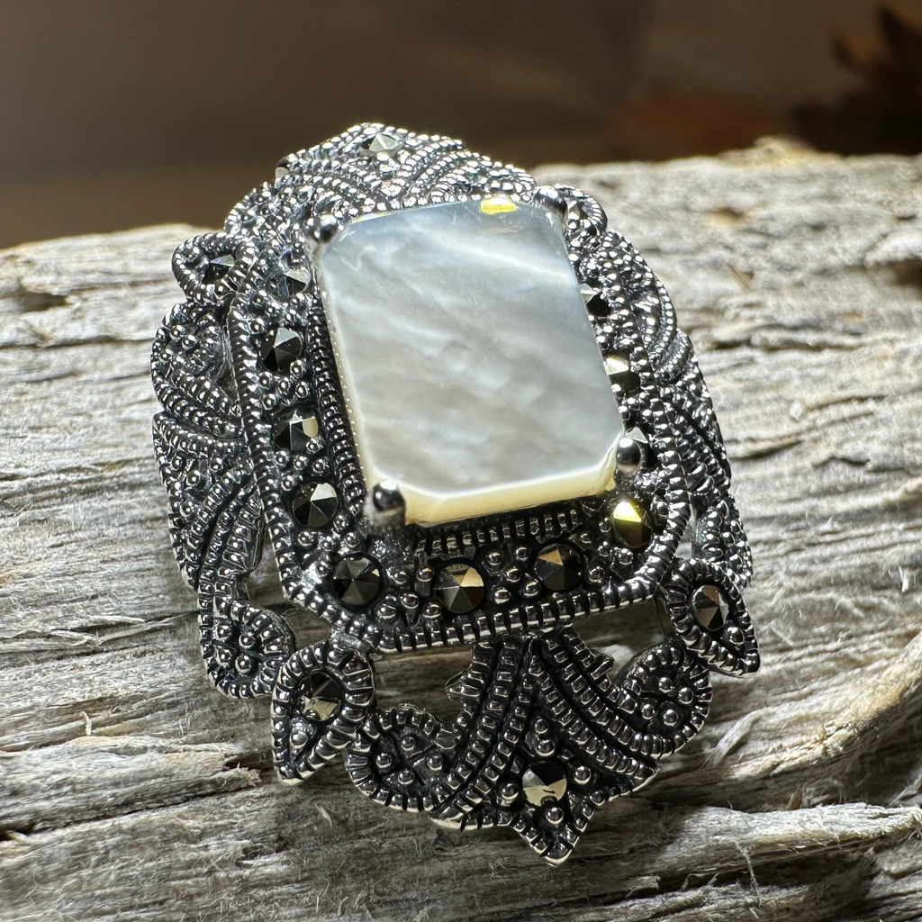 Cella Celtic Marcasite Brooch in Sterling Silver