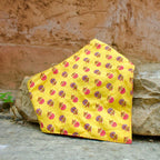 Yellow Floral Reversible Baby Bib